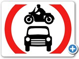 Sign-01: Motor Vehicles Prohibited